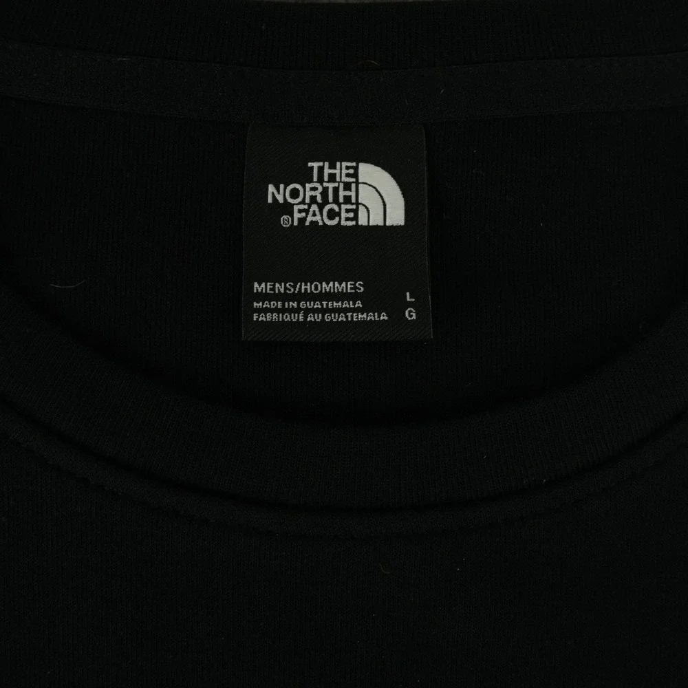 The North Face Sweatshirt Mens L Black Tan Colorblock Pocket A7UQU